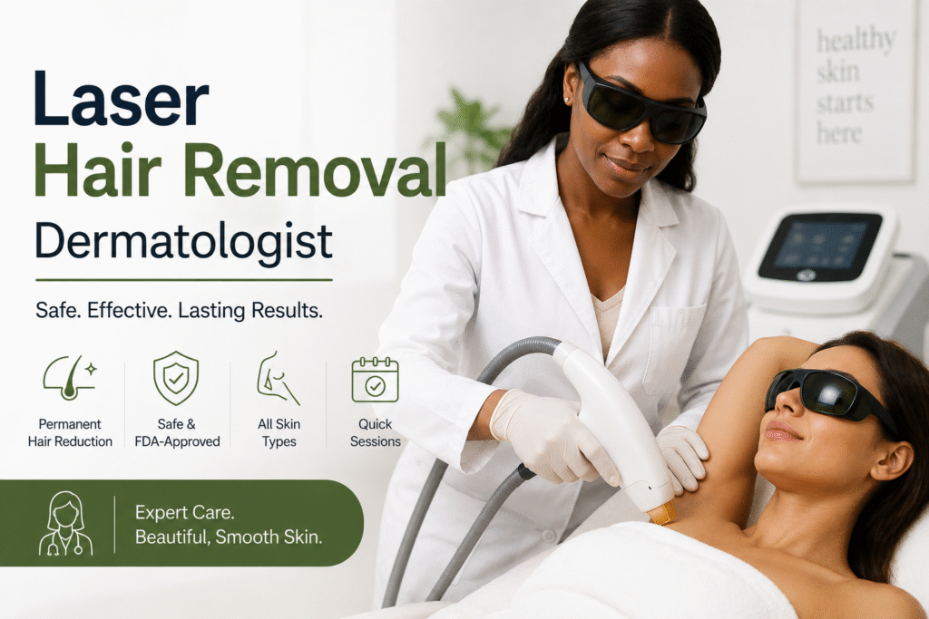 Read more about the article Laser Hair Removal Dermatologist NYC: Safe and Effective Solutions for Unwanted Hair