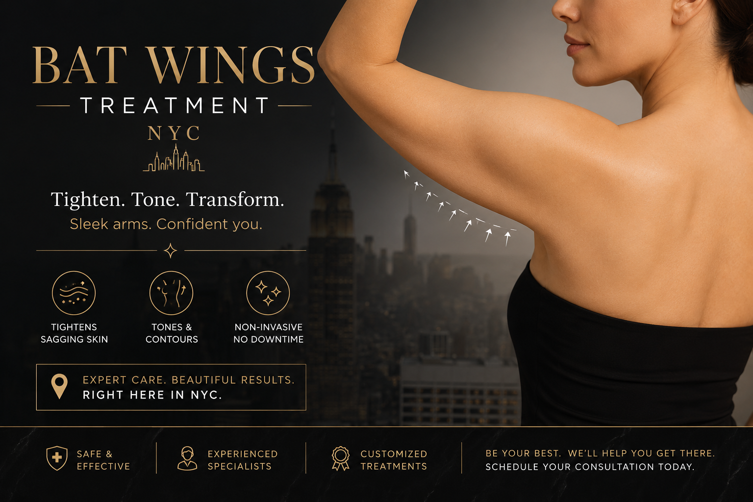 Bat Wings Treatment NYC